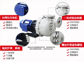 KBP塑料耐酸堿自吸泵產品細節